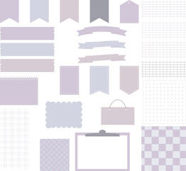 フレーム　文字あしらい　メモ帳