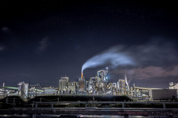 工場夜景