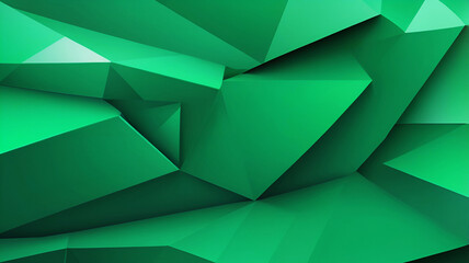 Obraz premium Abstract green geometric texture background 