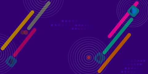 Vector Colorful geometric shapes abstract modern technology background design, For background presentation, background, wallpaper, banner, brochure, web layout.