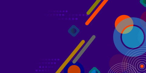 Vector Colorful geometric shapes abstract modern technology background design, For background presentation, background, wallpaper, banner, brochure, web layout.