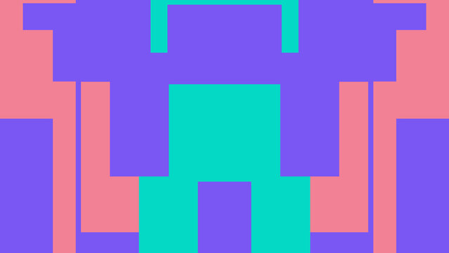 Shapes 10 Flat 3 Colors Transitions 4k 1:1 16:9 9:16