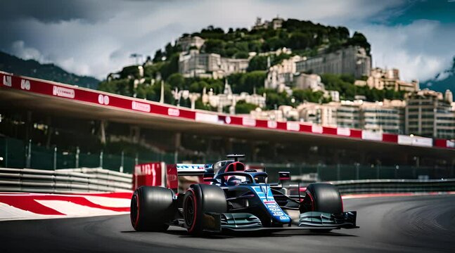 Prestigious Monaco Circuit. Motorsport Excellence