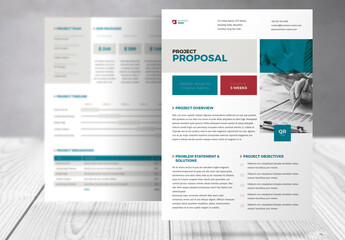 Minimal Two Page Proposal Flyer Template