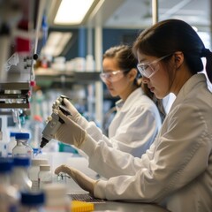 woman scientist working in laboratory