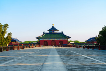 Obraz premium Overlooking the main gate of Hall of Prayer for Good Harvest