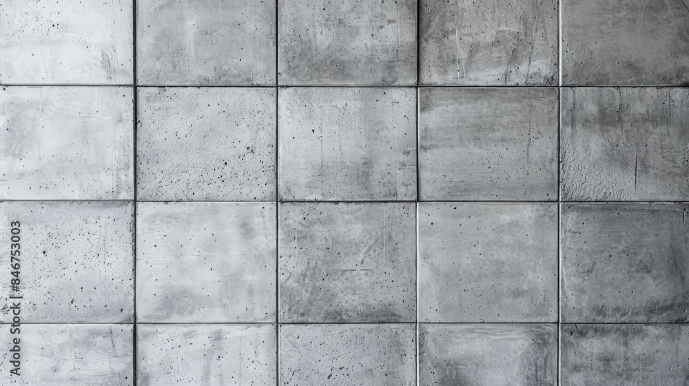 Poster Smooth and attractive surface of concrete block presented against a background