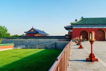Overlooking the main gate of Hall of Prayer for Good Harvest