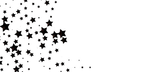 Stardust Christmas Shower: Mesmerizing 3D Illustration Depicting Descending Holiday Star Particles