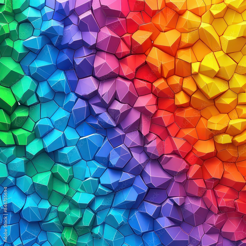 Poster a colorful, abstract background with a variety of different colored rocks