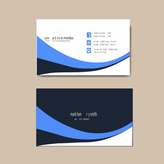 Business card design template, Clean professional business card template, visiting card, business card template.