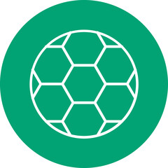 Fototapeta premium Sports Ball line circle icon