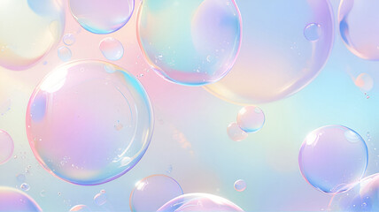 pastel pink and blue bubbles background