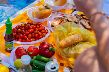 Sea fishing. 
The sea bay, Nha Trang city in Vietnam. One of the best resorts in Asia.