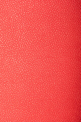 Close-up of red leather show detail and texture