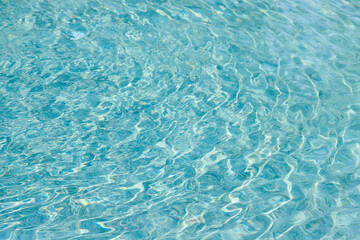 abstract blue color water wave in swimming pool pure natural swirl pattern texture