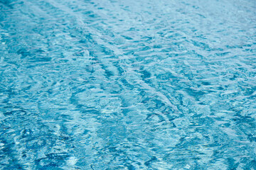 abstract blue color water wave in swimming pool pure natural swirl pattern texture