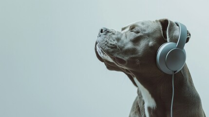 powerpoint template animal listen music