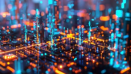 Fototapeta premium network diagram