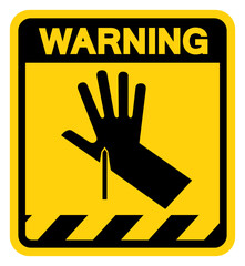 Sharp Point Warning Sign, Vector Illustration, Isolate On White Background Label .EPS10