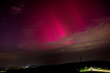 Zorza polarna, Polska, maj, 2024 © Rafał Paluszek