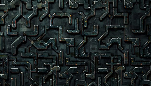 repetative dark background pattern