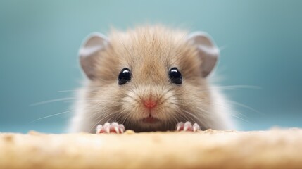Fototapeta premium hamster in a basket