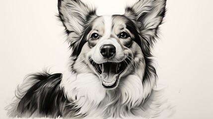 Fototapeta premium border collie portrait