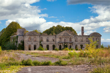 Ruined of the Benedictine Abbey of Saint Vincent in Laon