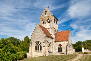 The Church of Saint-Martin in Montigny-l'Allier