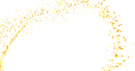 Celestial Christmas Symphony: Enthralling 3D Illustration of Falling Holiday Starbursts