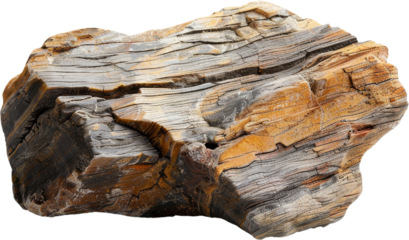 fossilized wood rock, clipart, png, di cut, cut out, isolated on transparent background