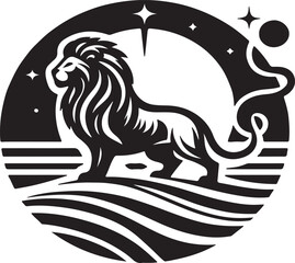 Lion Silhouette Vector Art