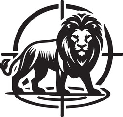 Lion Silhouette Vector Art