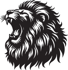 Lion Silhouette Vector Art