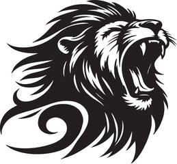 Lion Silhouette Vector Art