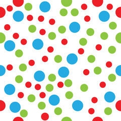 Colorful fabric dotted pattern vector background 