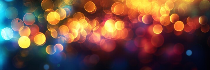 Blurred lights of various shades