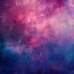 A Beautiful Blurred Sunset Sky with Watercolors