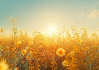 Obraz premium Sunflowers in the Field