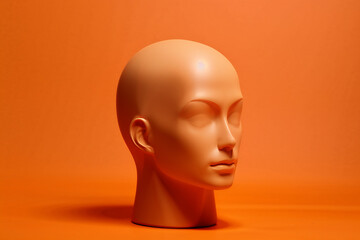 orange simple head generative ai