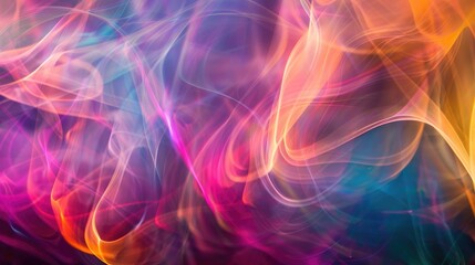 Fototapeta premium Vibrant and dynamic lights captured in an abstract image