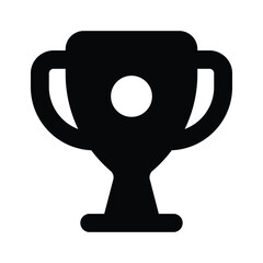 Creatively designed icon of trophy in editable style, achievement trophy vector design