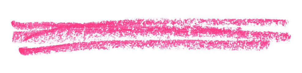 pink pencil strokes isolated on transparent background