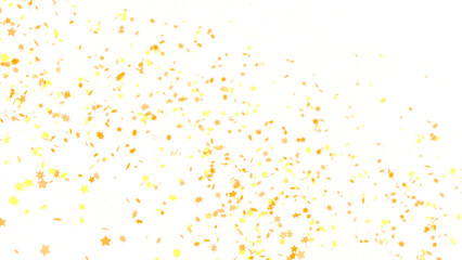 gold stars. Confetti celebration, Falling golden abstract decoration for party, birthday celebrate,