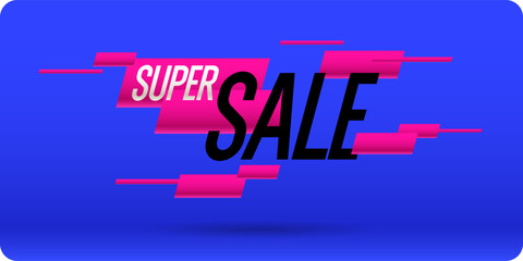 The inscription Sale on the poster. An abstract background for further design. An illustration with geometric objects and shapes. A banner for the sale of goods in the store.