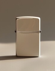 A white locker with a metal handle, standing against a gray wall.