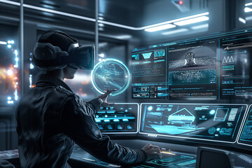 A Futuristic Doctor using hologram virtual screen interface innovative and future of medical and healthcare technology