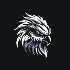 vector, animal, bird, design, illustration, art, tattoo, head, silhouette, symbol, beauty, black, ornament, pattern