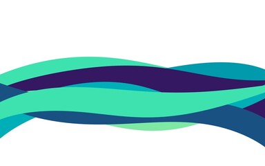 Abstract image wallpaper of breeze green gradient isolated background.